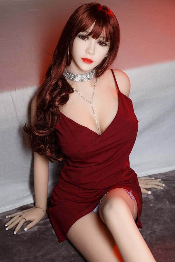 Muñeca sexual pelirroja Aibei de 165 cm (5 pies 4 pulgadas) y pechos grandes - Reseña de Antonio